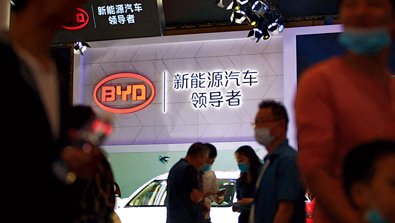 全球銷量第三、中國最大的電動車廠比亞迪